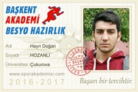 2016-2017 Sezonunda Bizimle Başarıya Ulaşanlar